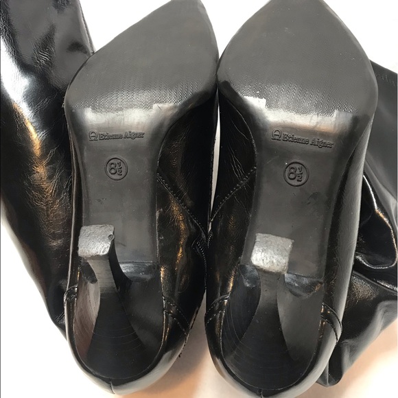 Etienne Aigner Thigh High Riding Boots Heel - Picture 8 of 8